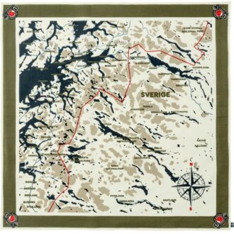 Švédská klasická mapa – šátek Švédská klasická mapa – šátek